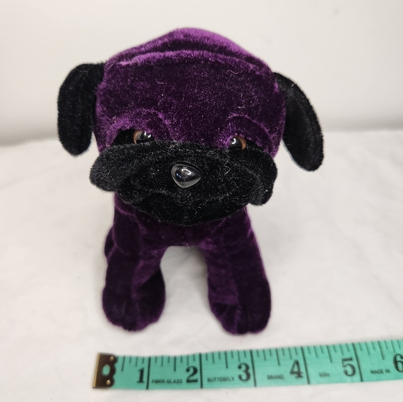 Vintage Pug Bulldog Puppy Plushie - Picture 4 of 9